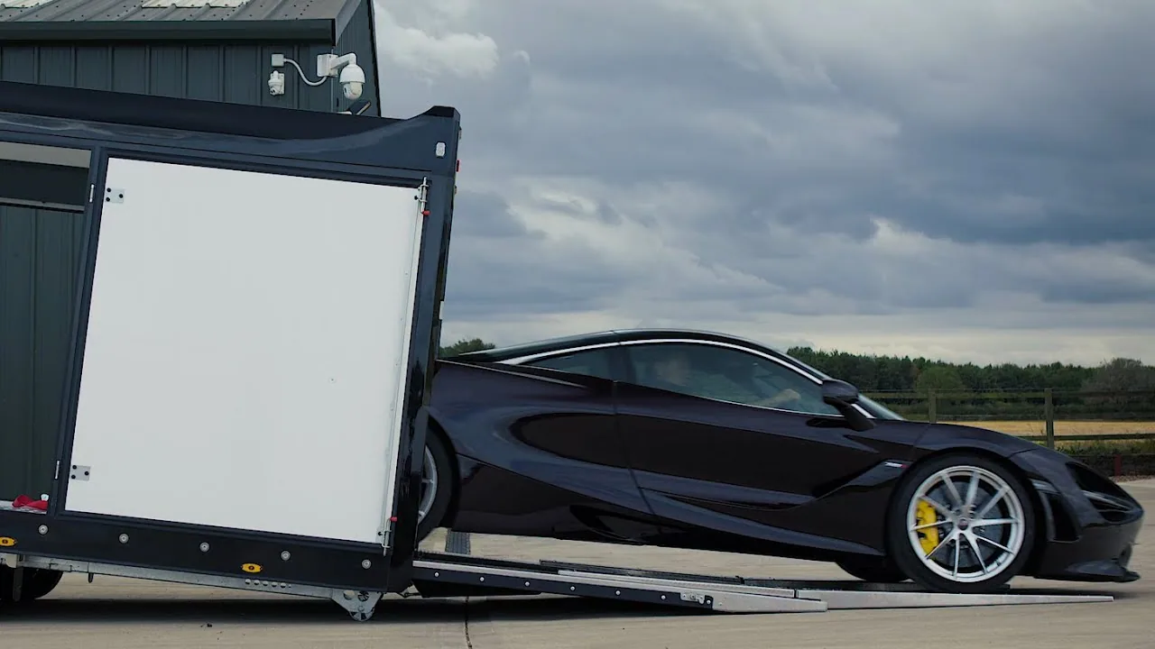 vst mclaren op oplegger